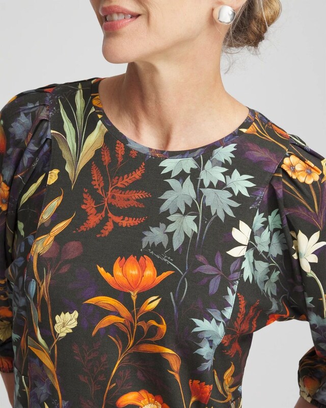 Touch of Cool Autumn Seamed Tee - image 4